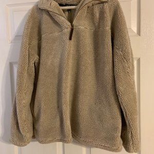 Beige Jacket with 1/4 zipper